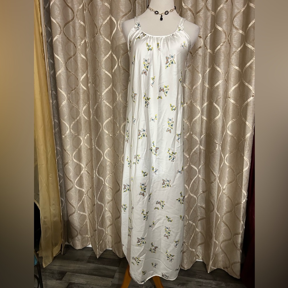 Eve Stillman New York butterfly silky feel night Dress